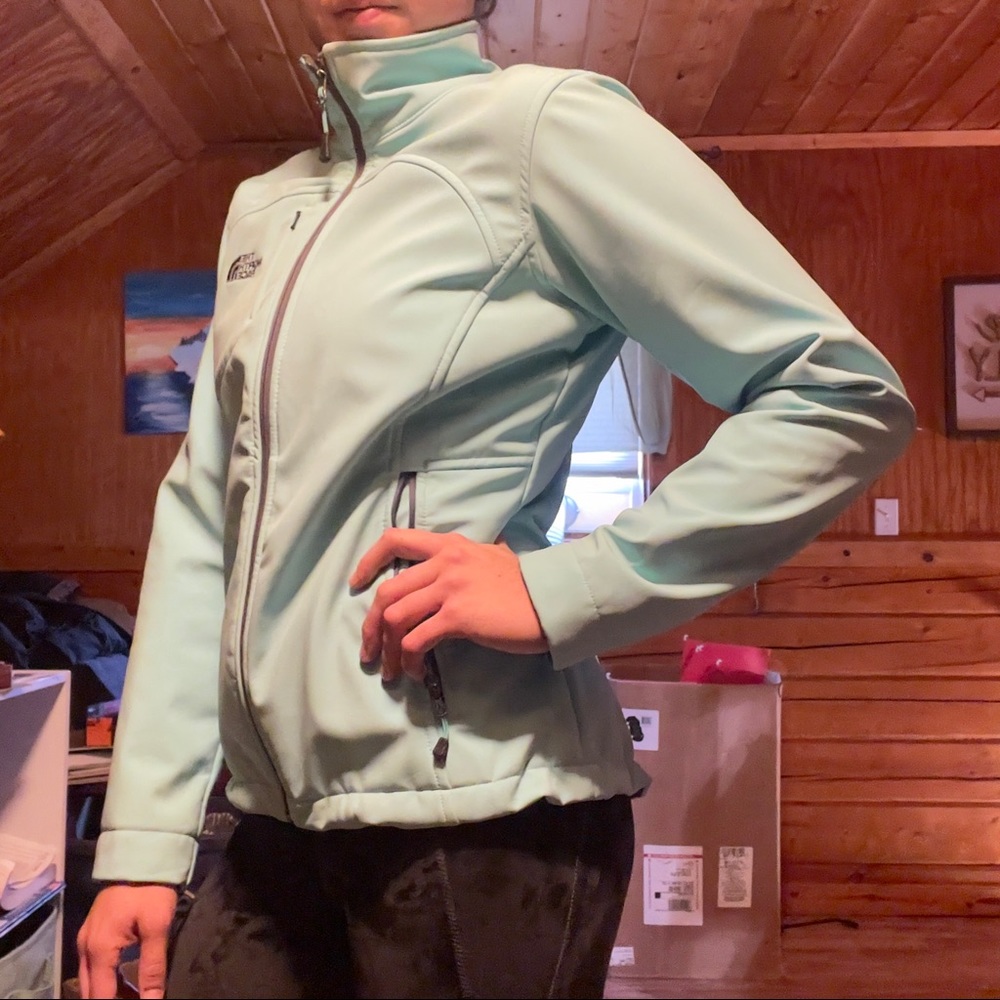 North Face BASICALLY NEW jacket teal